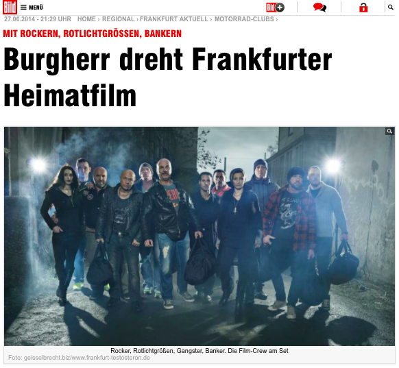 BILD berichtet über Frankfurt Testosteron